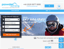 Tablet Screenshot of powderwhite.com